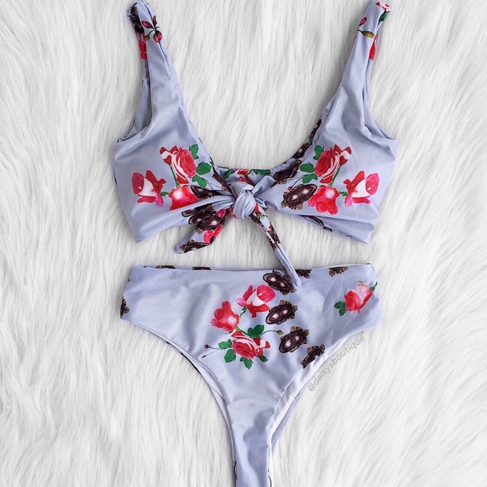 Cheeky High Waisted Knot Bikini